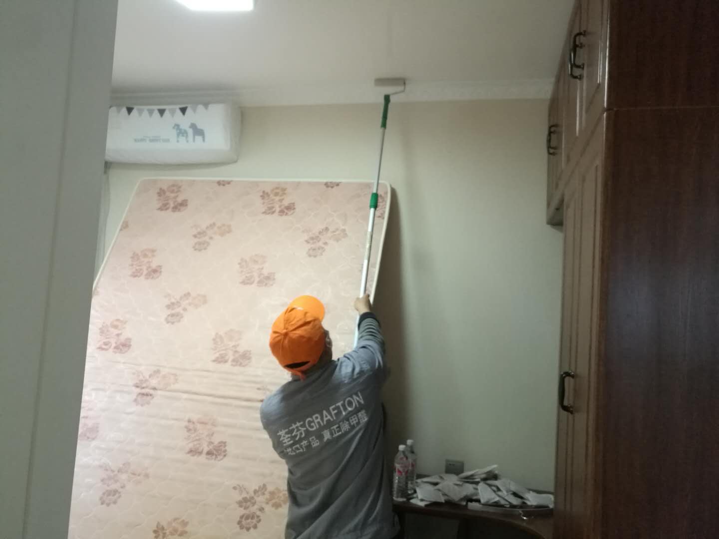 臥室頂面滾筒全方位施工 臥室頂面滾筒全方位施工