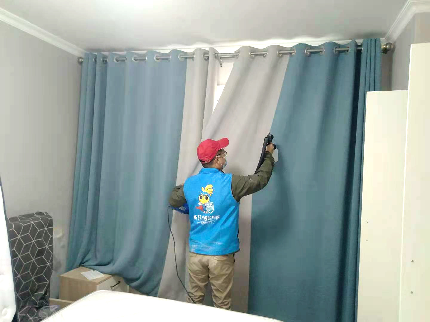 臥室窗簾全方位噴涂 臥室窗簾全方位噴涂