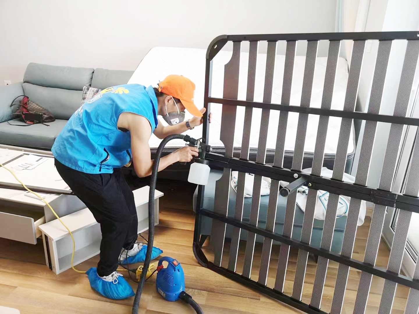 床架噴槍精細化施工 床架噴槍精細化施工