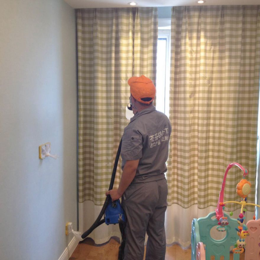 金地西灃公元小區荃芬除甲醛施工案例
