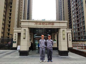 萬(wàn)科金域東郡除甲醛施工案例