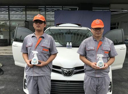 豐田車內荃芬除甲醛施工案例