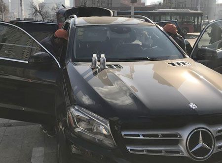 奔馳越野車車內荃芬除甲醛施工案例