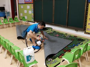 衡陽英聯皇家幼兒園銀泰園除甲醛施工案例