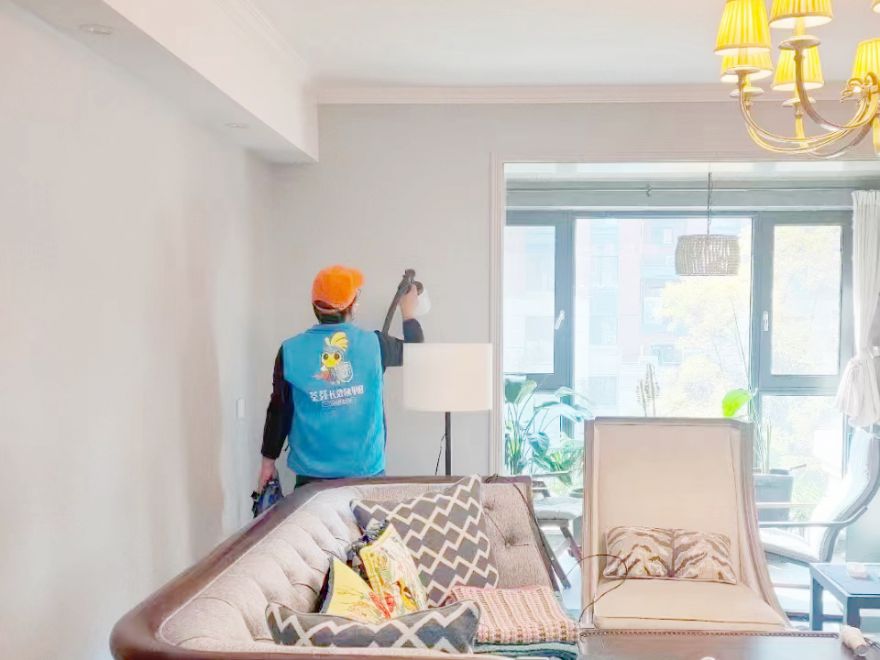 曲江南湖藝境二期除甲醛施工案例